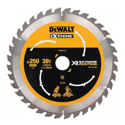 Fűrészlap 250x30mm 36z DeWALT FLEXVOLT DT99572 DeWALT FLEXVOLT DT99572