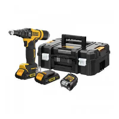 Akkumulátoros szegecselő 4,8 mm-es szegecsekhez 18V 2x2,0Ah DeWALT DCF403D2GT 18V 2x2,0Ah DeWALT