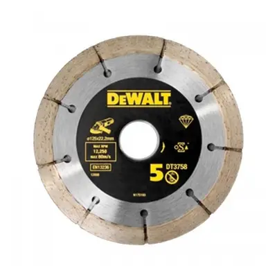 Dia tárcsa résvágóhoz 125mm szegmens magasság 6,3mm dupla DeWALT DT3758