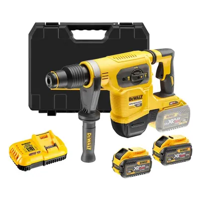 Akkus kombinált kalapács SDS-MAX, 2x3,0Ah DeWALT DCH481X2 FLEXVOLT