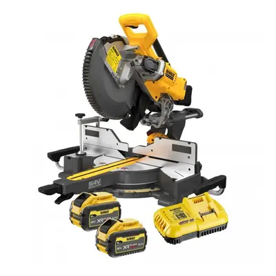 Akkus gérvágó fűrész DEWALT 54V FLEX VOLT 2X 9AH + Akkumulátor és töltő