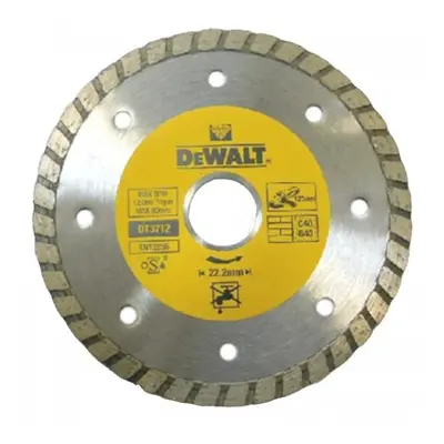 Turbo profi szinterezett keményfém penge száraz vágáshoz 125x22,2mm DeWALT DT3712