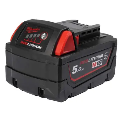 Akkumulátor Milwaukee M18 B5-CR (18 V / 5,0 Ah), M18 REDLITHIUM, vegyszervédelem - olaj- és takt