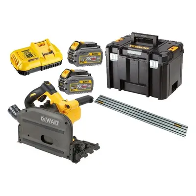 Akkus merülő körfűrész 54V, 2x 6Ah + rúd DeWALT DCS520T2R FLEXVOLT