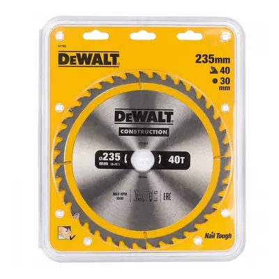 Fűrészlap 235x30mm 40z ATB 10° DeWALT DT1955