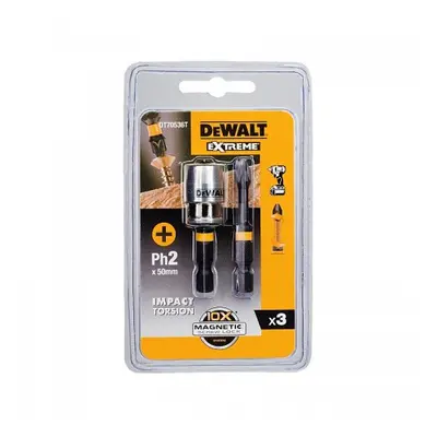 Torziós bitek 2xPh2 5 0mm mágneses tartó DeWALT DT70536T