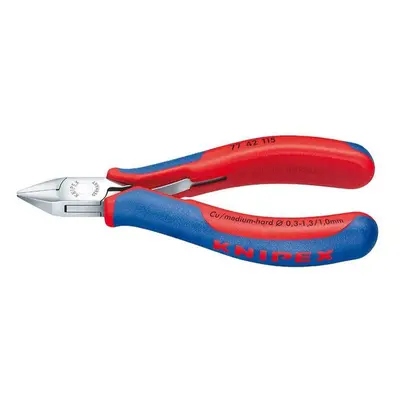 Oldalvágók elektronikához 130 mm KNIPEX 77 42 130 - polírozott fej, többkomponensű hüvelyek