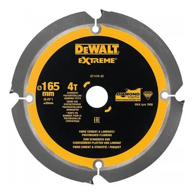 Fűrészlap cement farostlemezhez és laminált lemezhez 165x20mm 4z DeWALT DT1471