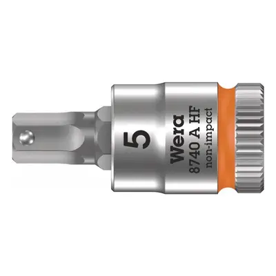 Wera 003335 Zyklop 1/4" 6 oldalú, 5 mm-es, 8740 A HF típusú, 8740 A HF típusú, 6 oldalú bit tart