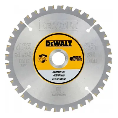 Alumínium fűrészlap 165x20mm, 36 fogú, DeWALT DT1911 akkumulátoros fűrészekhez