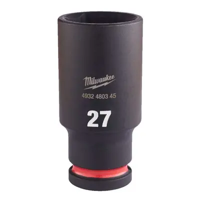 1/2" Milwaukee Shockwave™ Impact Duty 27 mm-es ütvecsavaros dugókulcs, meghosszabbított