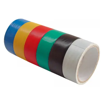 PVC szigetelőszalagok 19mm x 3m - 6 db