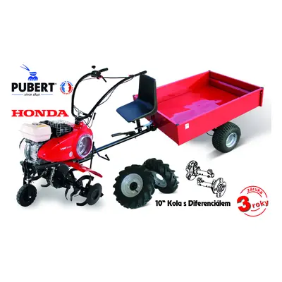 Kultivátor PUBERT QUATRO JUNIOR 60H + kocsi VARES IT 500 - SET 7