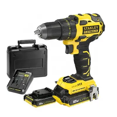 18V 2x2,0Ah Stanley FatMax FMC607D2 akkumulátoros kétsebességes fúrógép 18V 2x2,0 Ah