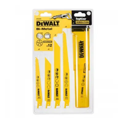 12 darabos fűrészlapkészlet fához és fémhez DeWALT DT2441