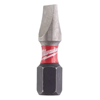 Csavarhúzóhegy 1/4 Milwaukee Shockwave lapos 1,2x6,5 x 25 mm - 2 db