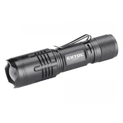 Zseblámpa 400lm, zoom, USB töltés, CREE XTE 5W