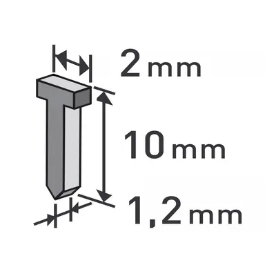 Szögek, 10mm - 1000db