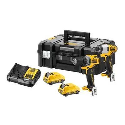 DCK2110L2T DeWALT AKU csavarhúzó ütvecsavarkulcs-készlet