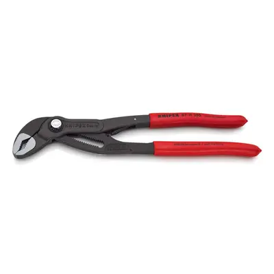 Cobra anyacsavarozó fogó 250 mm KNIPEX 87 11 250 - csiszolt fej, műanyag hüvelyek