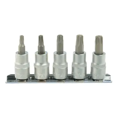 5 darabos torx nyélkészlet T25-50 3/8" CRV( 10/30)