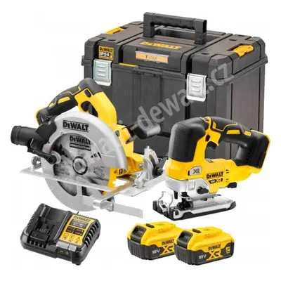 DeWALT DCK2012P2T 18V/2x5,0Ah akkumulátoros szerszámkombikészlet