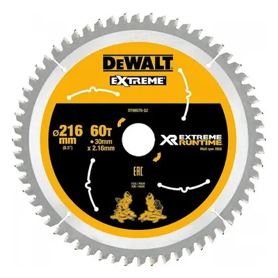 Fűrészlap 216x30mm 60z DeWALT FLEXVOLT DT99570 DeWALT FLEXVOLT DT99570