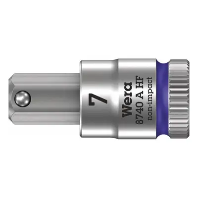 Wera 003341 Zyklop 1/4" 6 él 7 mm-es 8740 A HF típusú dugókulcs 8740 A HF tartási funkcióval