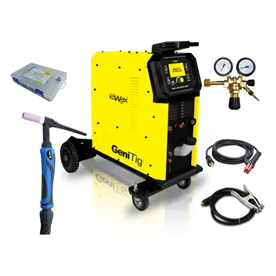 KOWAX GeniTig®320 AC/DC LCD5 + TIG18 pisztoly + alváz + hűtő + redukciós szelep