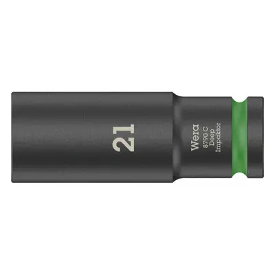 Wera 004837 Dugóhüvely 1/2" hatlapú dugókulcs 21 mm típus 8790 C Impaktor Deep