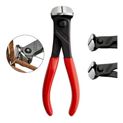 Vágófogó 160 mm KNIPEX 68 01 160 - csiszolt fej, műanyag hüvelyek