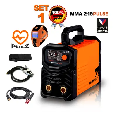 PANTERMAX MMA215 impulzus inverter MMA/TIG hegesztő készlet 1