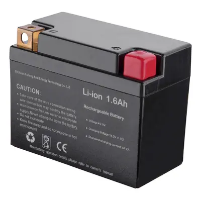 Akkumulátor elektromos indításhoz, Li-ion, 12V, 1,6Ah