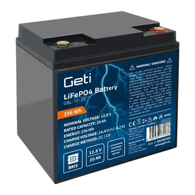 Akkumulátor LiFePO4 12,8V 20Ah GETI GBL-12-20 GETI GBL-12-20