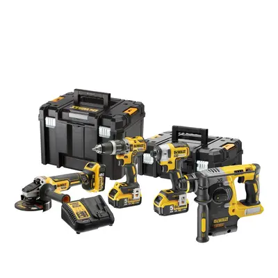 Dewalt Aku szerszámkészlet DCK422P3T fúró + ütvecsavarhúzó + csiszoló + ütvefúró