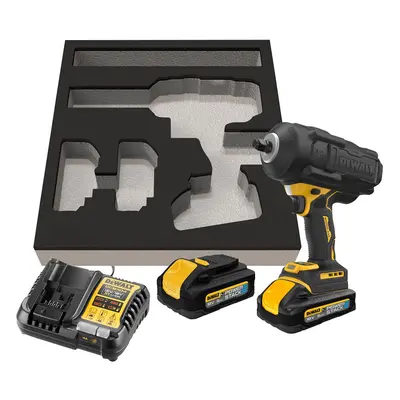 Akkus ütvecsavarozó nagy nyomatékkal DeWALT DCF961H2G 18V, 2x5Ah, töltő, PUR