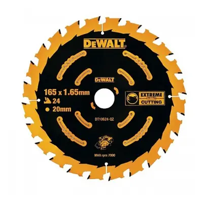 Fűrészlap 165x20mm, 24 fogú, DeWALT DT10624 akkumulátoros fűrészhez