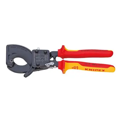 Kábelvágó 250 mm KNIPEX 95 36 250 - 1000V. Krómozott, többkomponensű VDE hüvelyek