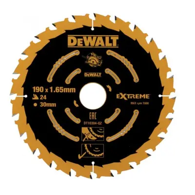 Dewalt EXTREME fűrészlap körfűrészekhez 190x30mm 24Z ATB 20°