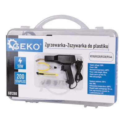 Műanyag hegesztő műanyag tűzőgép 50W GEKO G81280