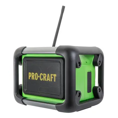 Akkumulátoros rádió Procraft PJS20 DAB+, FM, Bluetooth 5.3, 80W (akkumulátor és töltő nélkül) | 