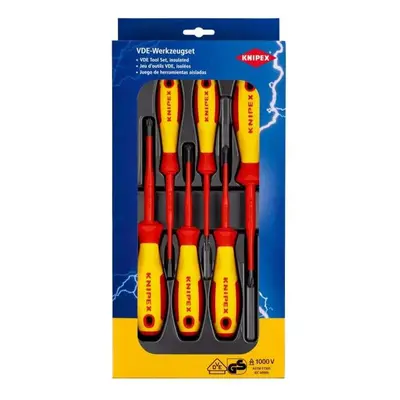 SL/PH/PZ VDE Knipex 00 20 12 V04 villanyszerelő csavarhúzó (6 darabos készlet)