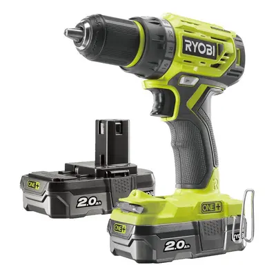 Ryobi R18DD7-220S akkumulátoros 18 V-os csavarozó/fúrógép 2x 2Ah akkumulátor töltő EGY