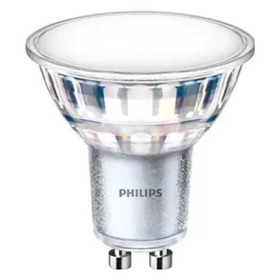 LED lámpa , égő , szpot , GU10 foglalat , 4 Watt , meleg fehér , 3000K , dimmelhető , Philips , 