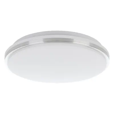 LED lámpatest , mennyezeti , 18W , kristály hatású , természetes fehér , acél , fehér , EGLO , 