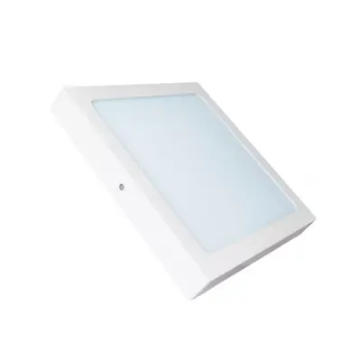 LED panel , 6W , falon kívüli , négyzet , hideg fehér , AL