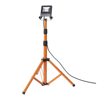 Hordozható LED reflektor , munkalámpa , tripod , 20 Watt , IP65 , természetes fehér , 4000K , LE