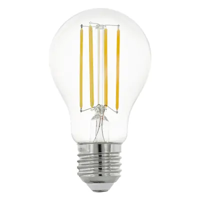 LED lámpa , égő , izzószálas hatás , filament , E27 , 6W , természetes fehér , dimmelhető , EGLO