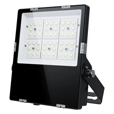 LED reflektor , kültéri , 150W , hideg fehér , 150 lm/W , OSRAM driver , slim , fekete , IP66 , 