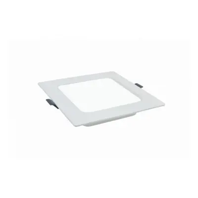 LED panel , 15W , süllyesztett , négyzet , meleg fehér , PP